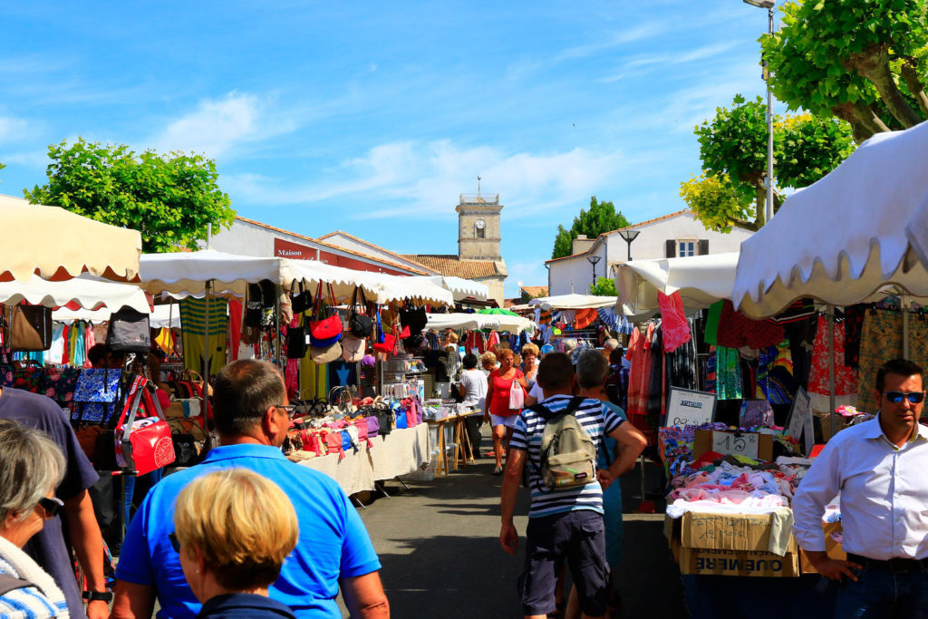 marché au Bois Plage en Ré